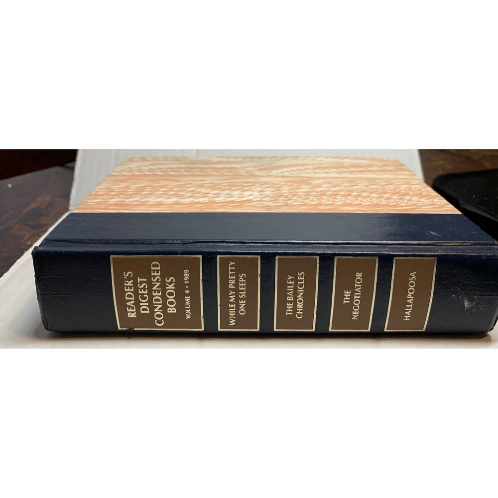 Readers Digest Condensed Books, Hardcover, Volume 4, 1989